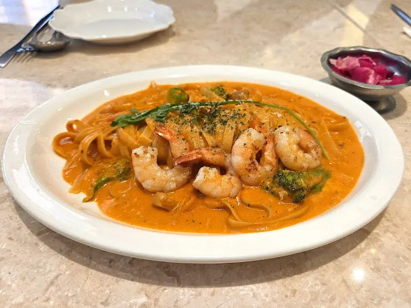 몽블랑 트러플 파스타의 환상적인 비주얼