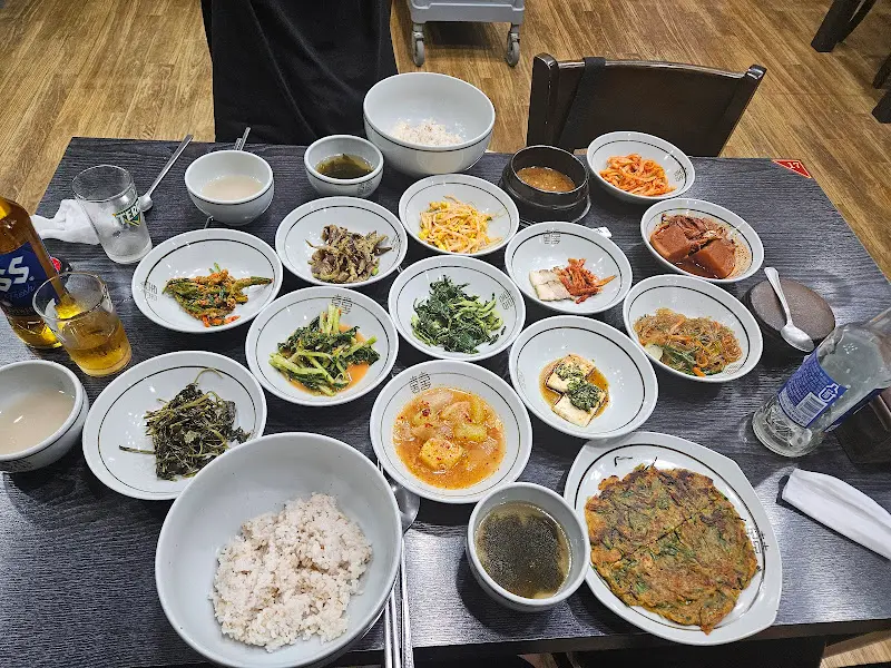 보리밥 정식 한상차림