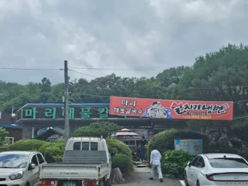 진눈깨비 속 거창 마리면을 녹이는 칼국수 한 그릇, 그 따스한 맛집 기행