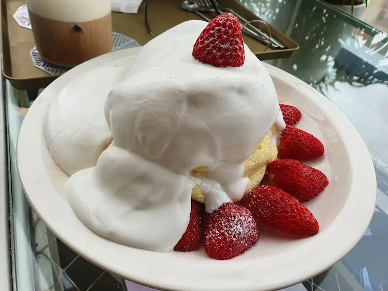 속솜의 수플레 팬케이크와 아인슈페너