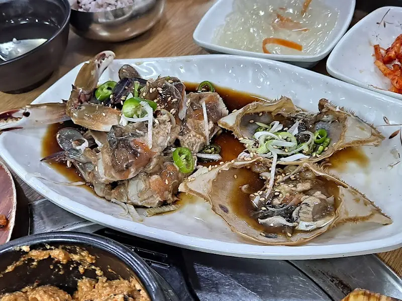 싱싱한 간장게장 클로즈업