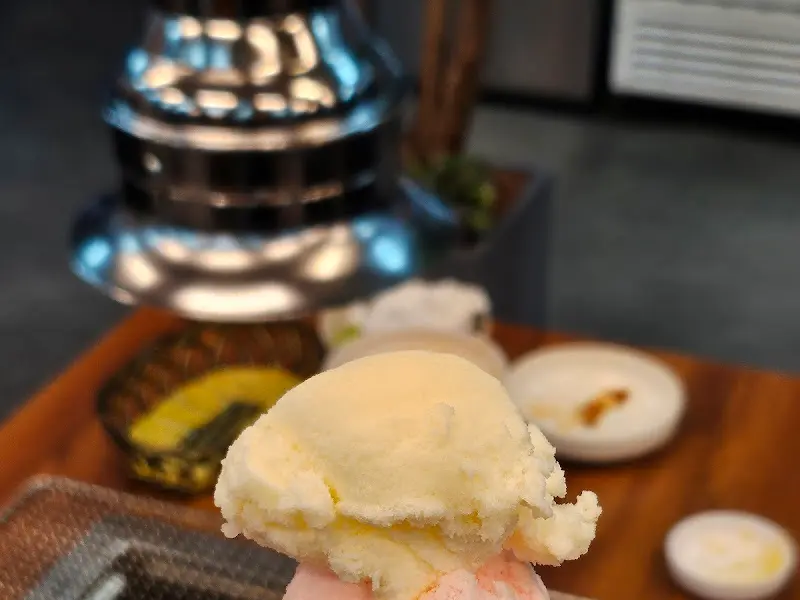 후식으로 제공되는 아이스크림