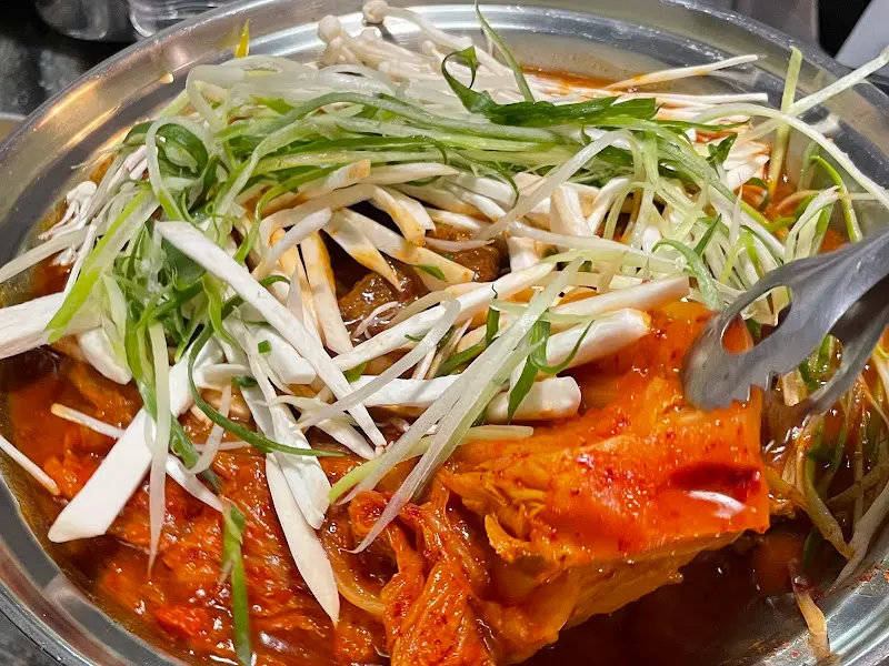 김치찜의 푸짐한 비주얼