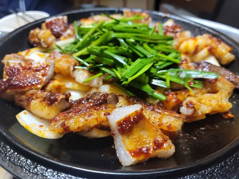 양념 곱창 구이