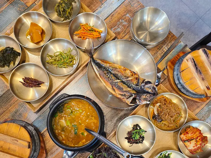 한상차림 항공샷