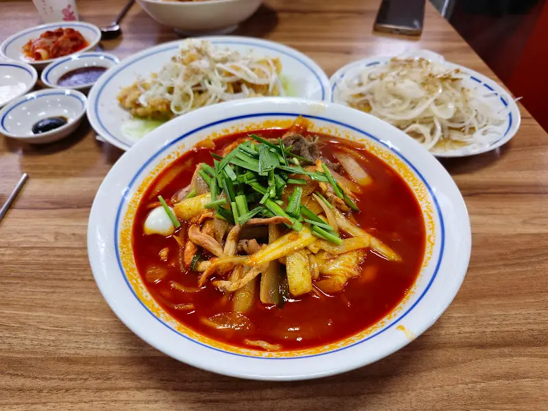 황해 전체 상차림