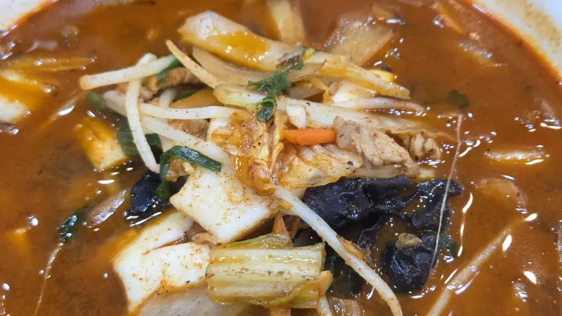 짬뽕 국물의 깊은 맛