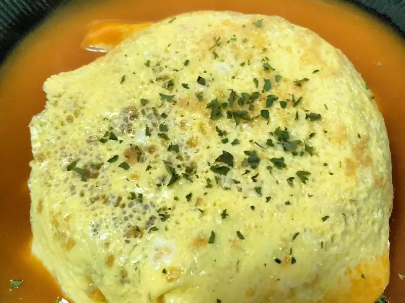 오므라이스 클로즈업