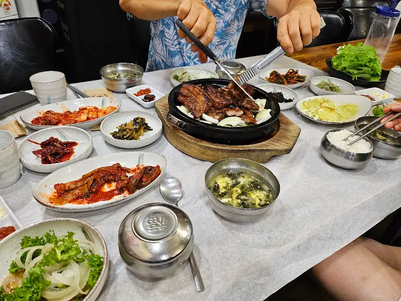 해 뜨는 집 가든 한상차림 항공샷