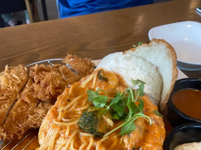 돈가스 파스타 세트