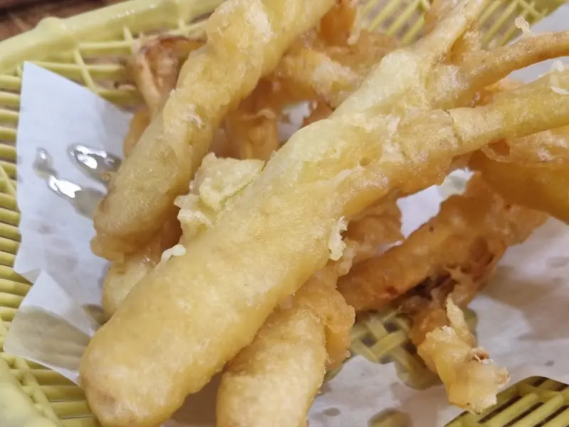 인삼 튀김 확대샷