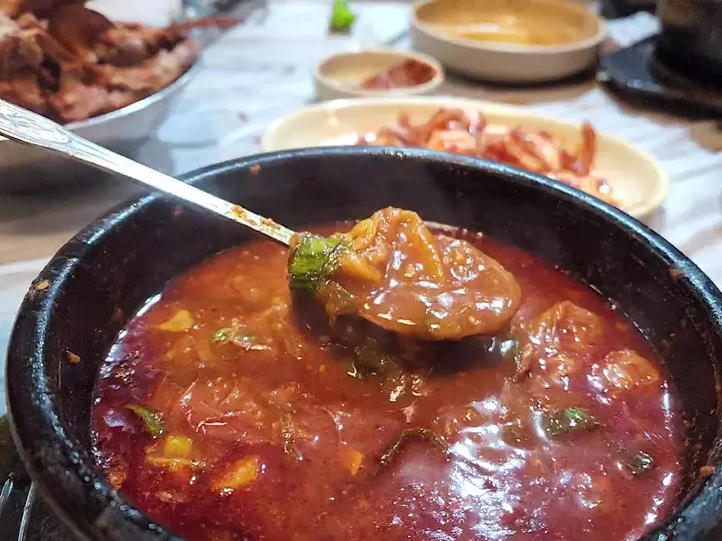 진성민속촌 뼈해장국 비주얼