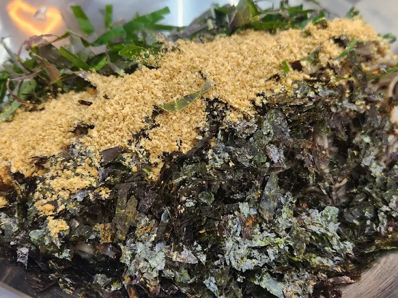 들기름 막국수 근접샷