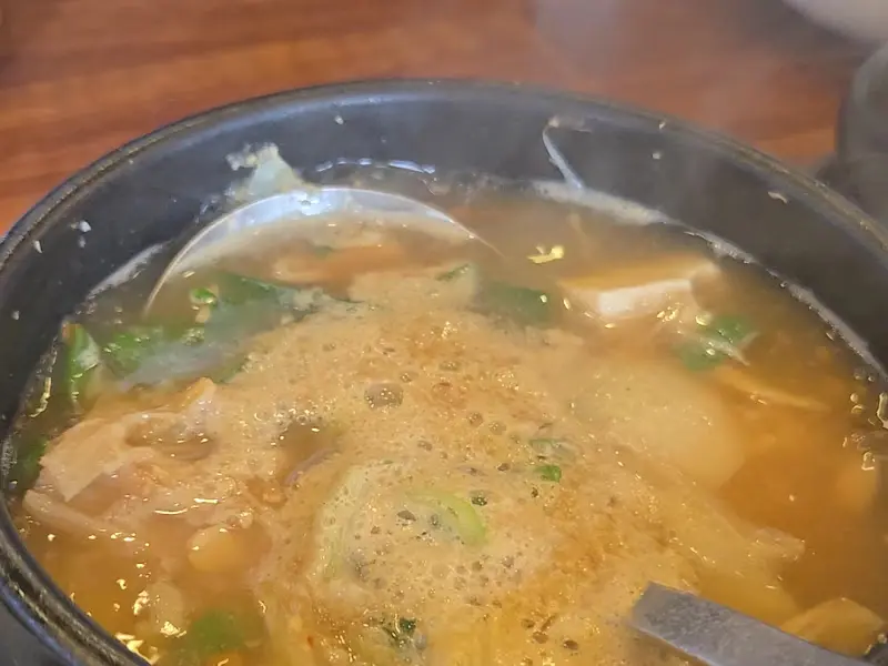뜨끈한 된장찌개