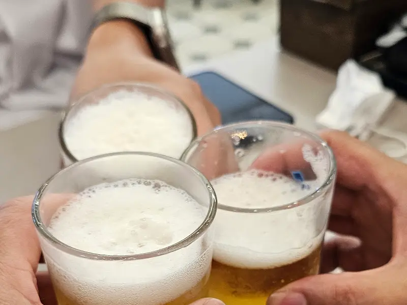 시원한 맥주 한 잔