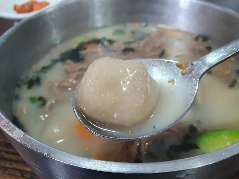 탱글탱글한 옹심이의 자태