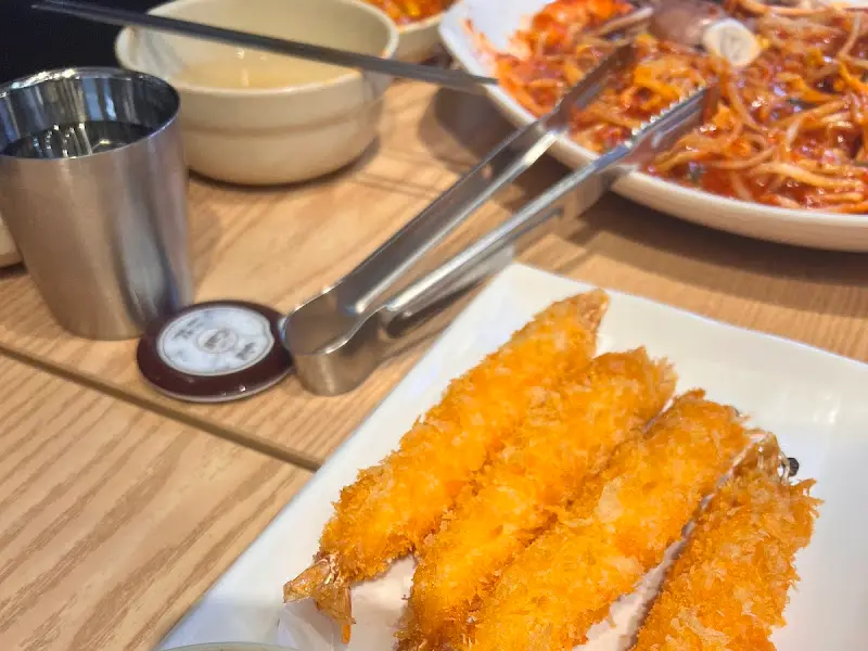 통아구찜 새우튀김