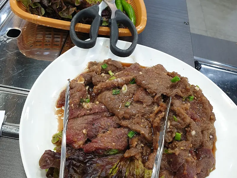 쌈 싸먹는 마늘소 양념구이