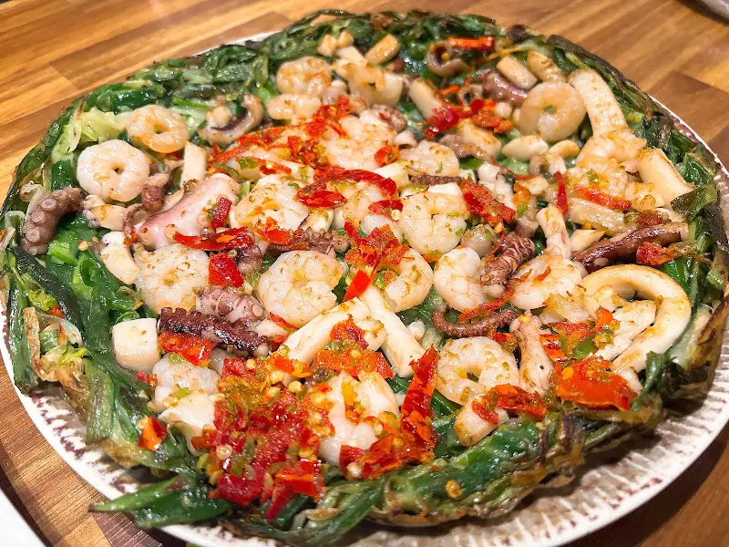 새우 해물 파전