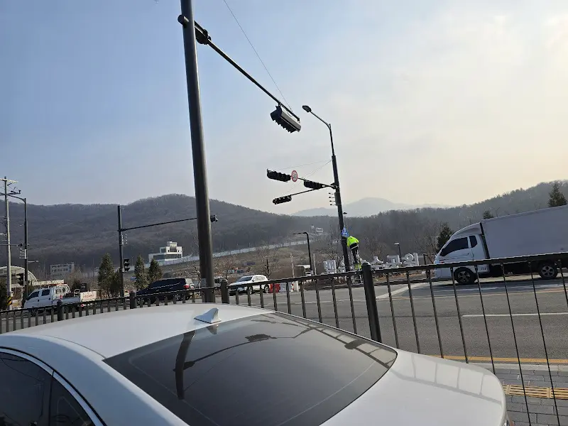 카페에서 바라본 백운호수