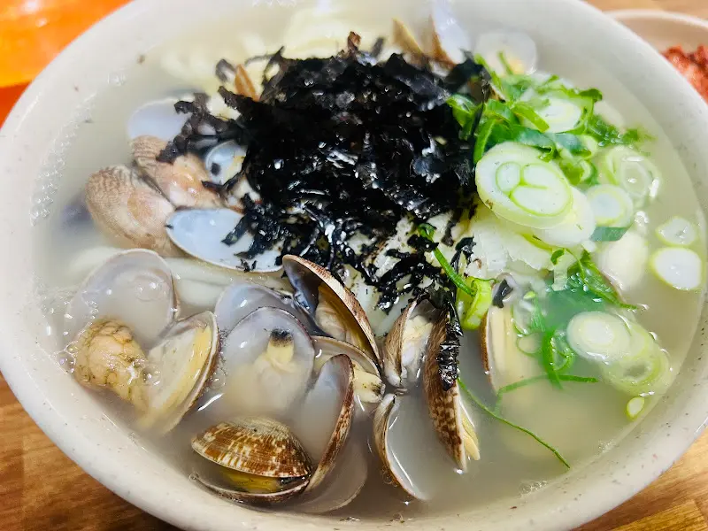 해물칼국수 비주얼