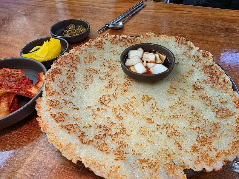 겉바속쫀 감자전