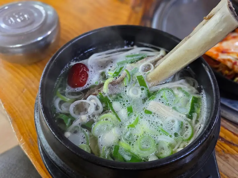 갈비탕 클로즈업 사진