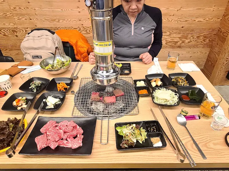 영주한우타운 전체 상차림