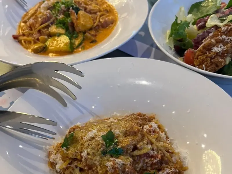 새우날치알 크림 파스타