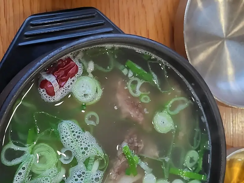 갈비탕 근접샷