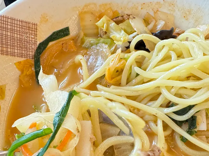 미성반점 짬뽕 면발