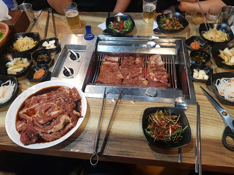 서울식당 양념갈비 한 상 차림