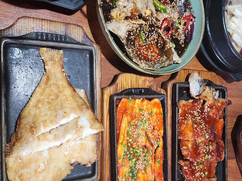 메인 요리 클로즈업