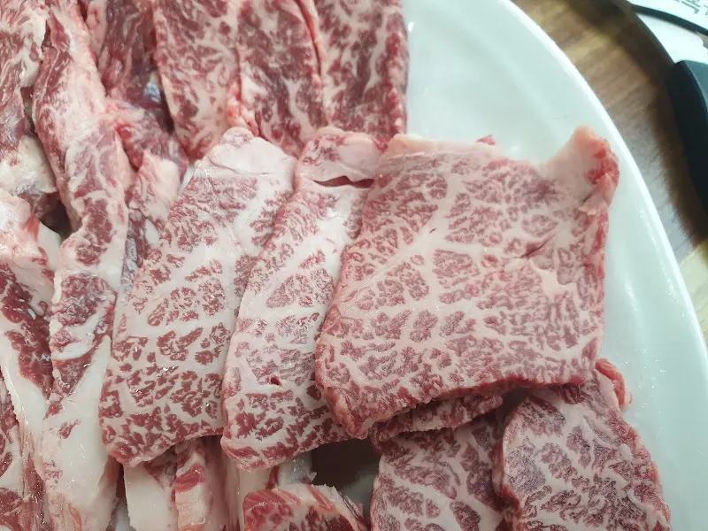 신선한 소고기의 자태