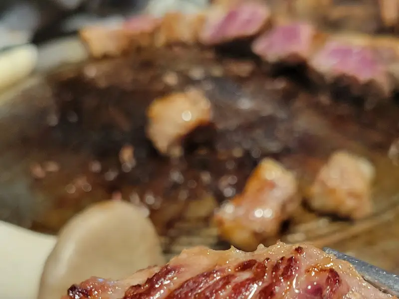 잘 구워진 우대갈비