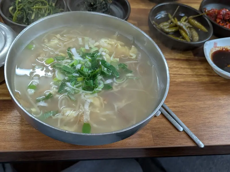 시원한 황태해장국