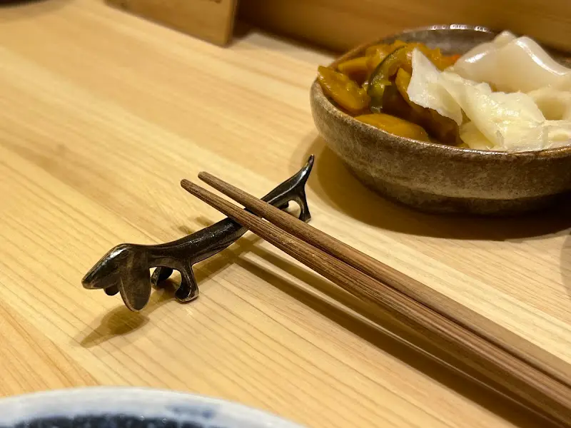 강아지 모양 젓가락 받침