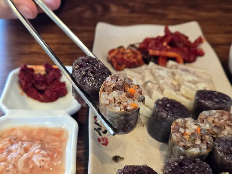 신의주 순대와 쭈꾸미의 순대 정식