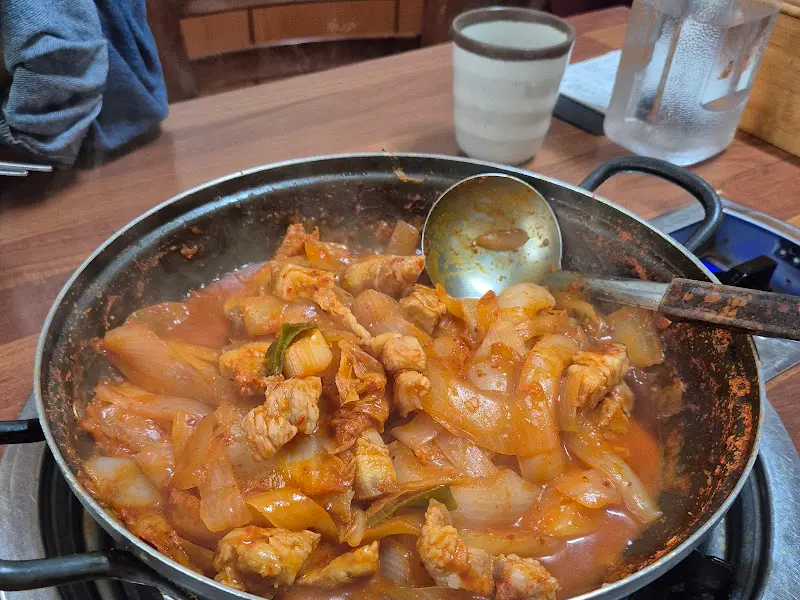 돼지볶음 전체적인 모습