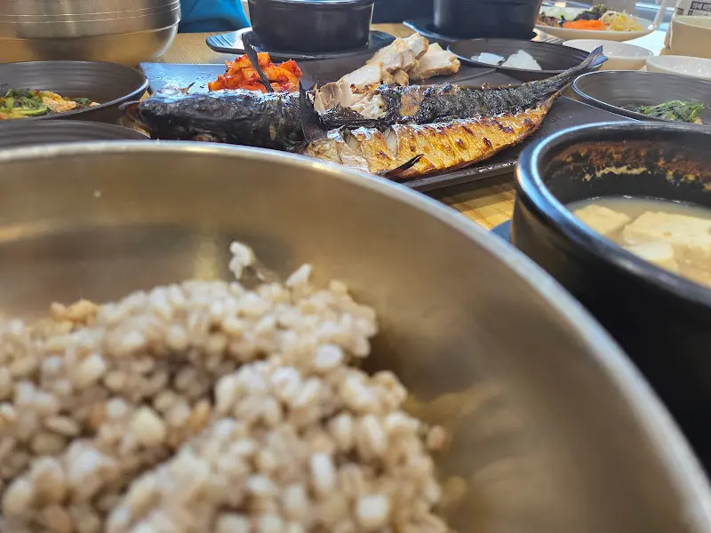 보리밥과 청국장