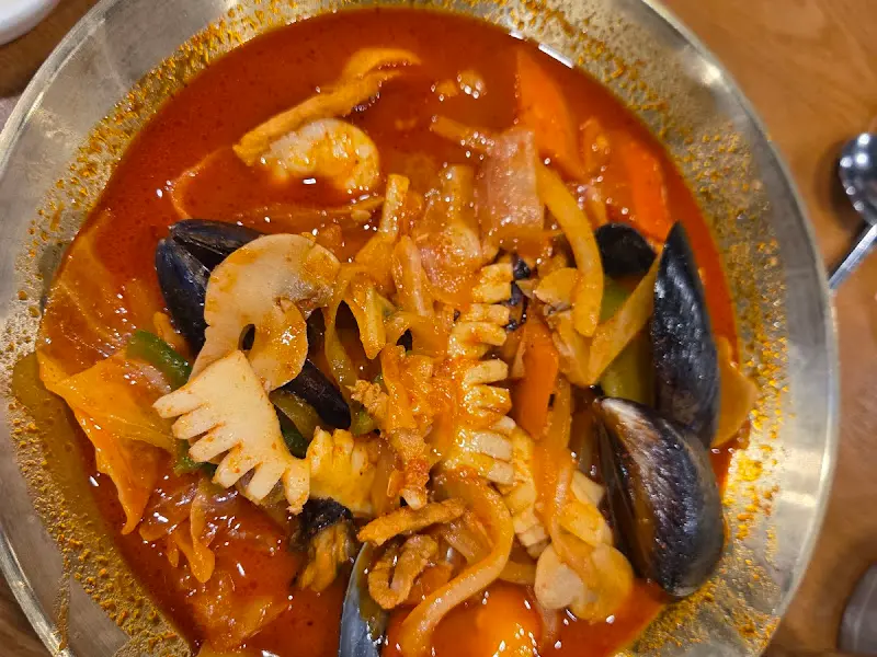 해물볶음 도삭면