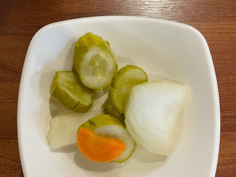 김정이삼계탕 밑반찬 (고추절임, 무절임)