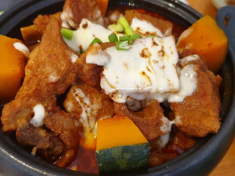 단호박매콤돼지갈비찜 근접샷