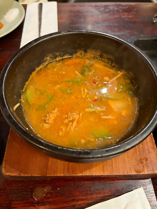 서비스로 제공되는 시골 토장찌개