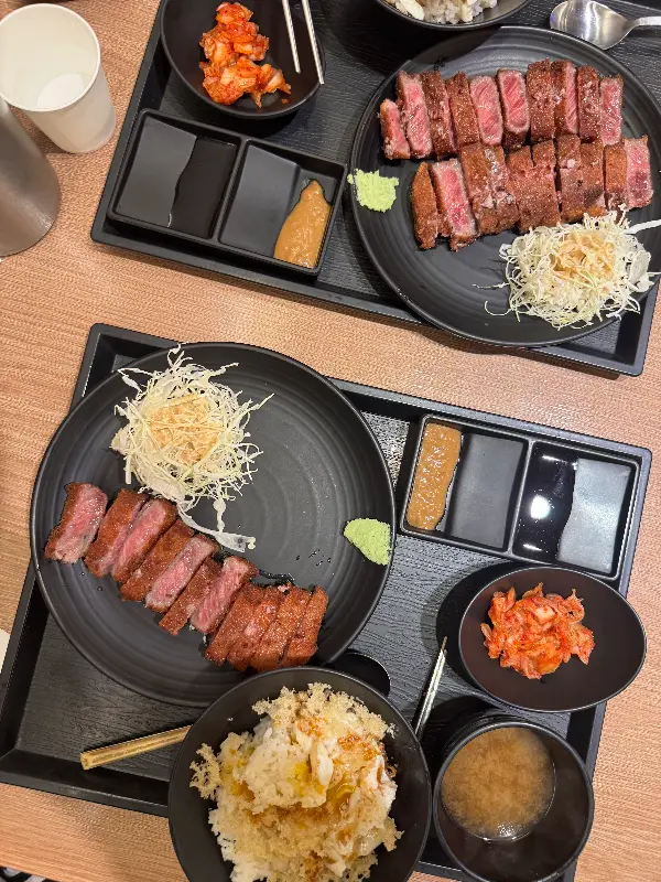 규카츠정 한상차림