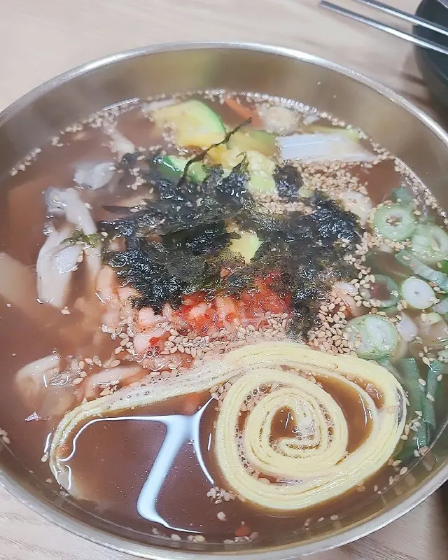 도토리 들깨 수제비