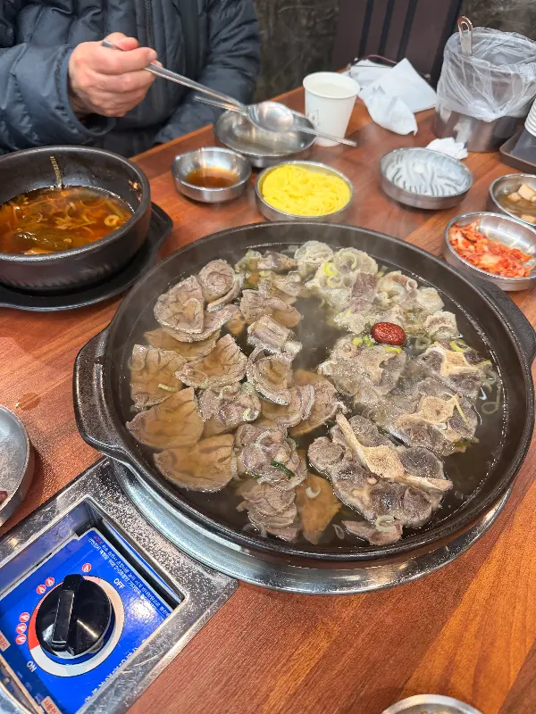 수육과 밑반찬