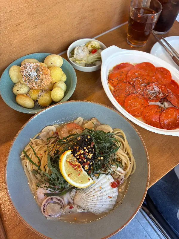 단초의 파스타와 제육도리아