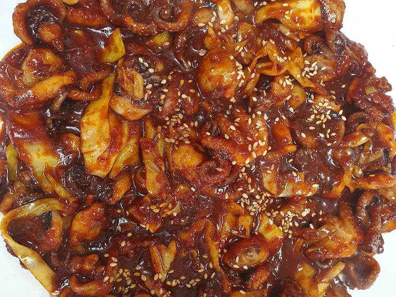 쭈꾸미 볶음 클로즈업 2