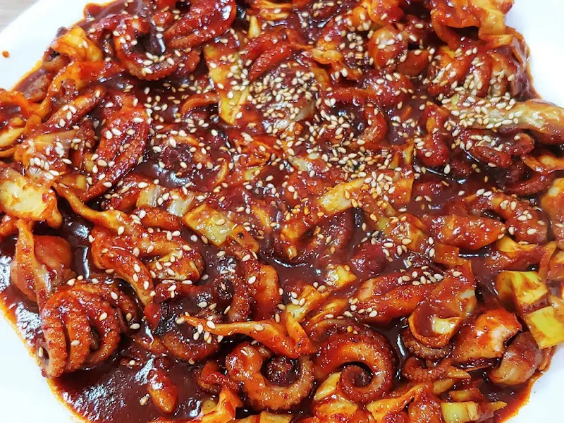 쭈꾸미 볶음 클로즈업 3